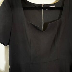 SO Black Mini Dress Short Sleeve